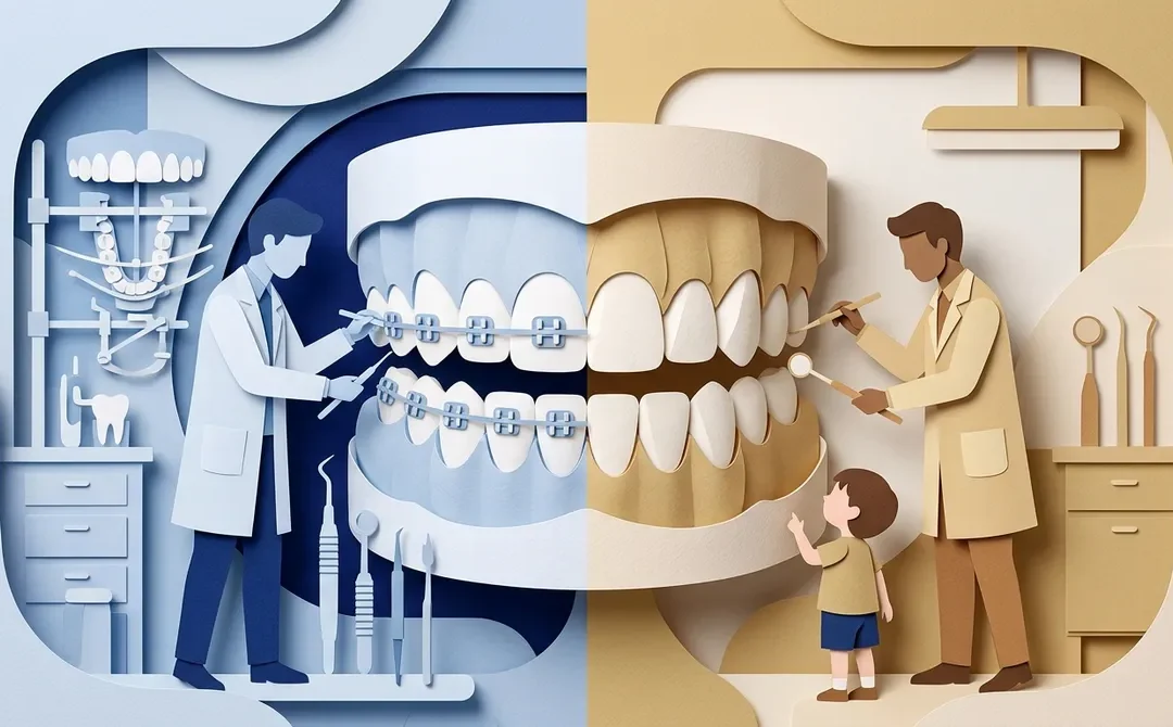 Why See an Orthodontist vs a Dentist?