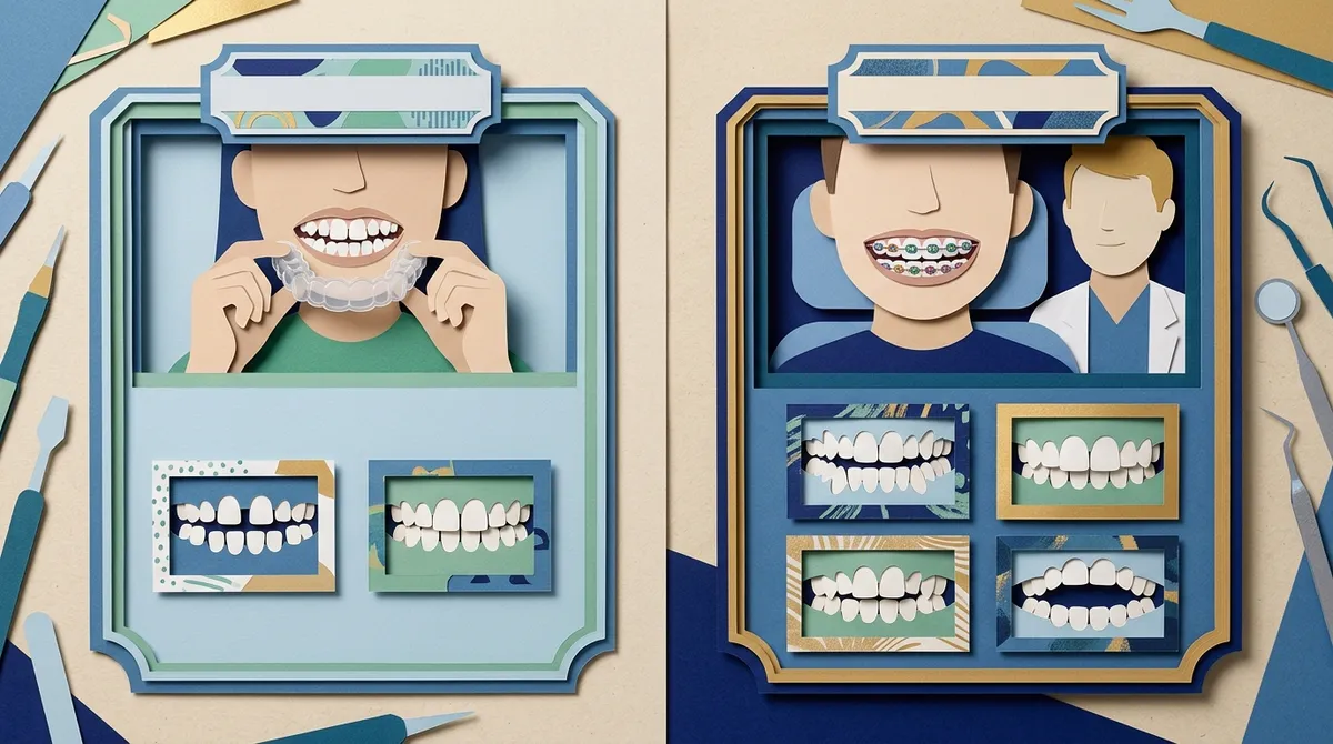At-home aligners vs professional orthodontics