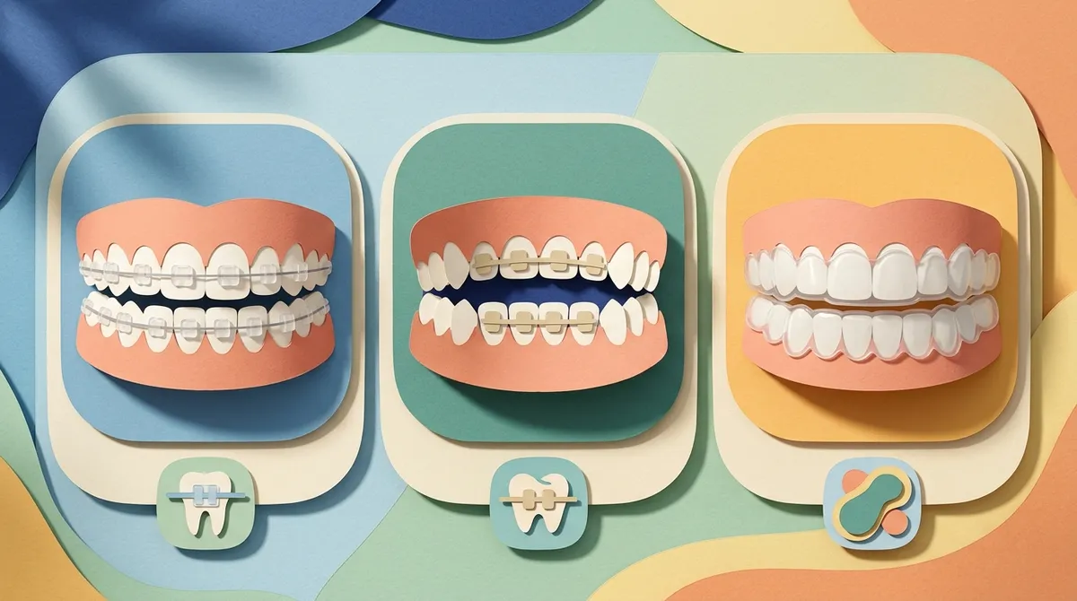 less visible braces