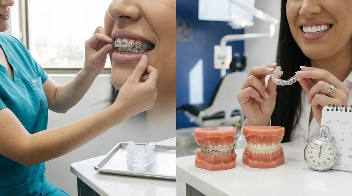 clear braces for adults
