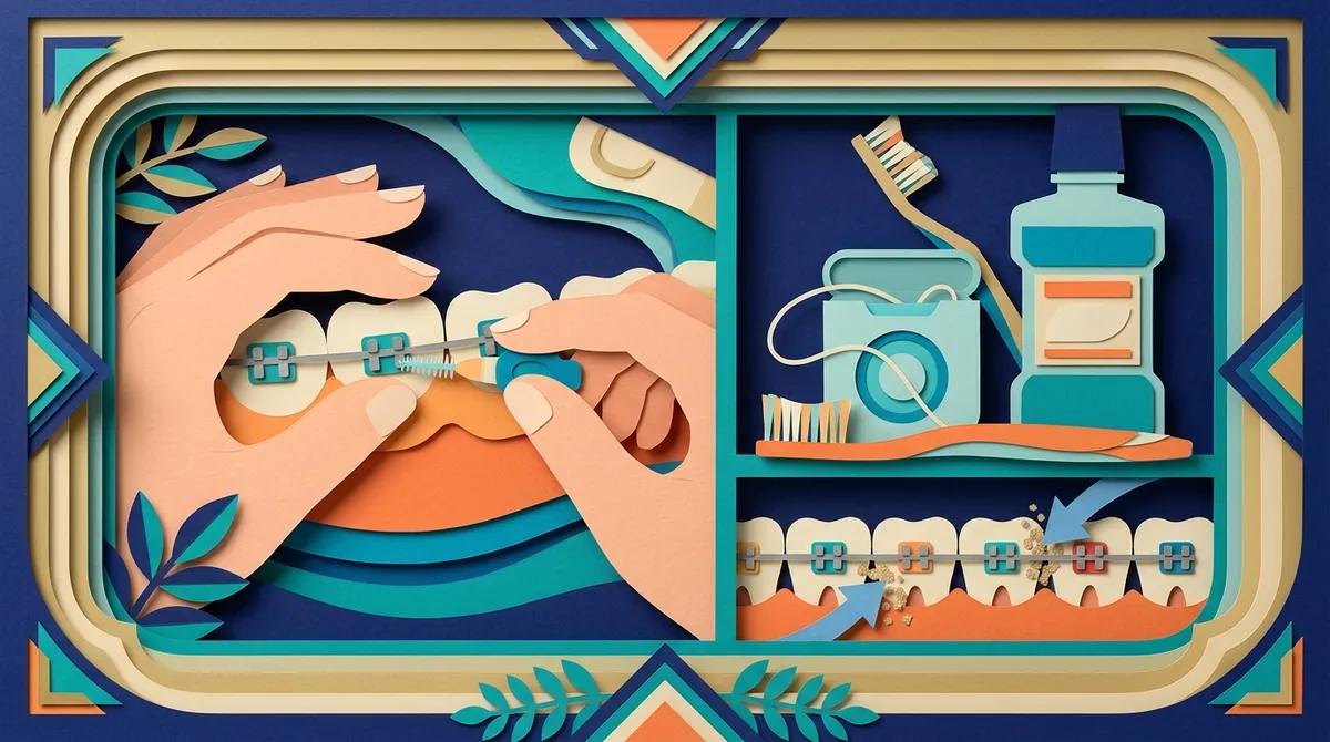 oral hygiene with braces