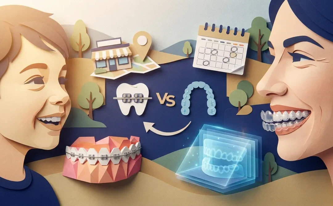 Orthodontist Near 33758? Braces vs. Aligners Compared