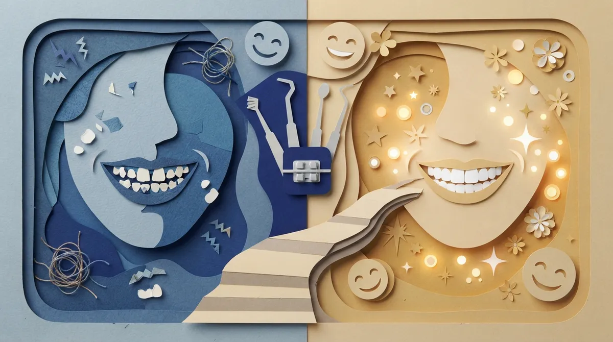 braces before and after