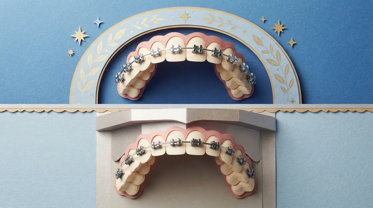 rhodium braces