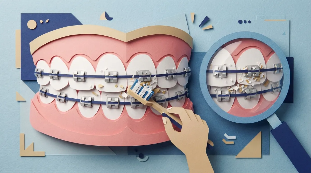 how do you brush your teeth with braces