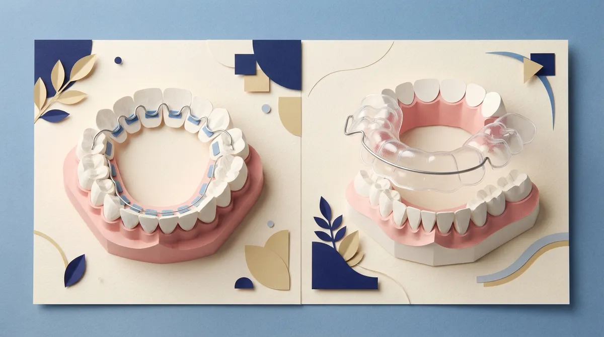 wire retainer behind teeth