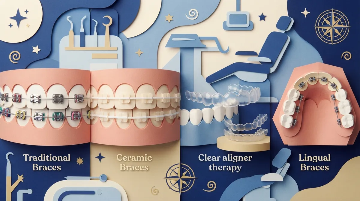 different types of braces for adults