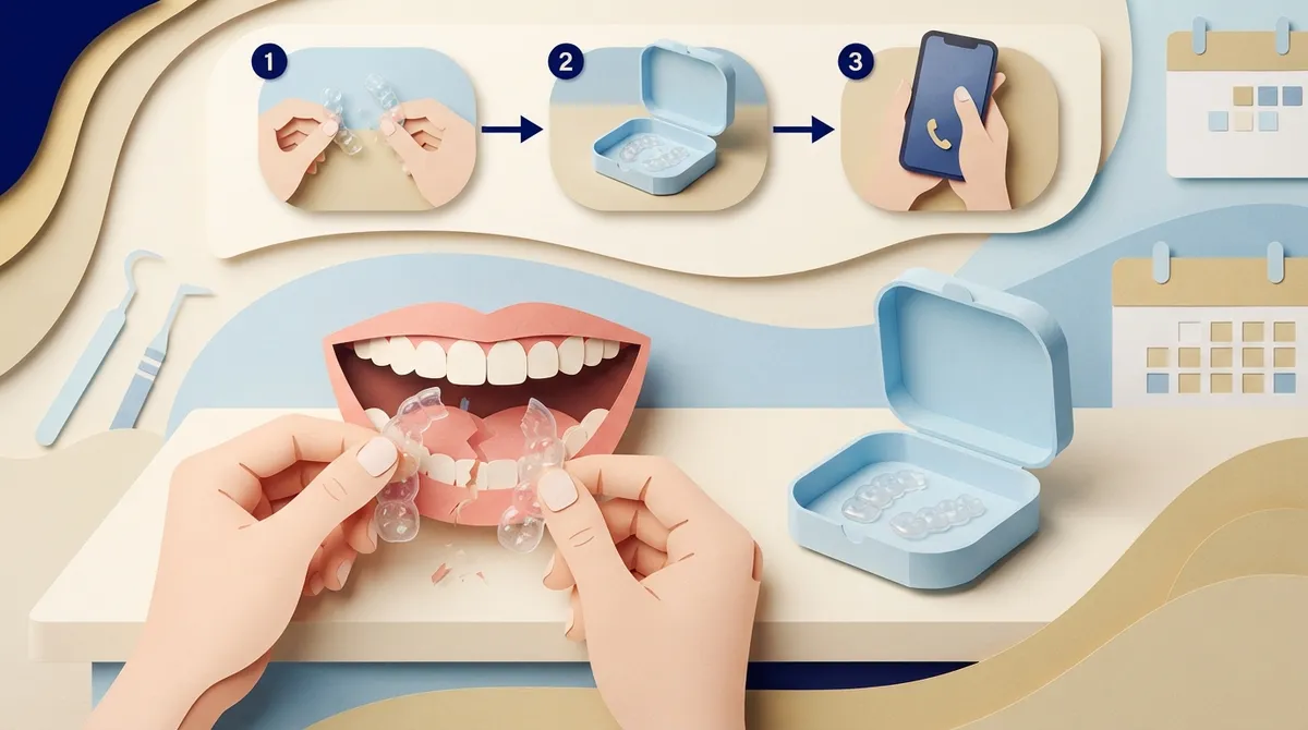 broken invisalign retainer