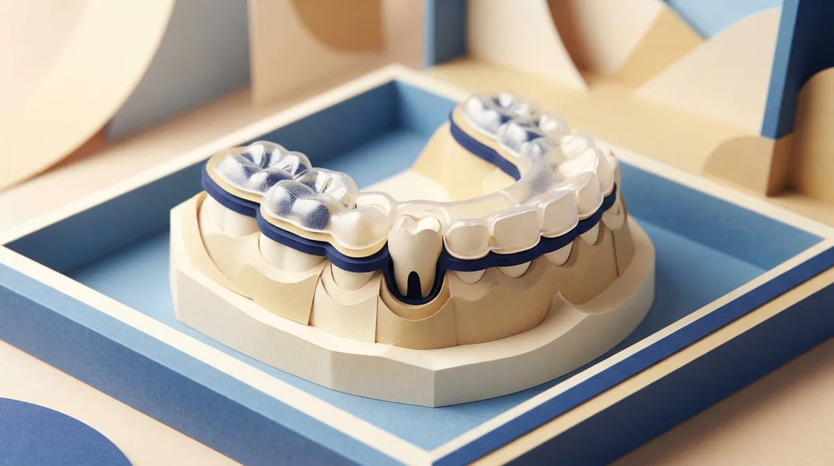 essix retainer with tooth