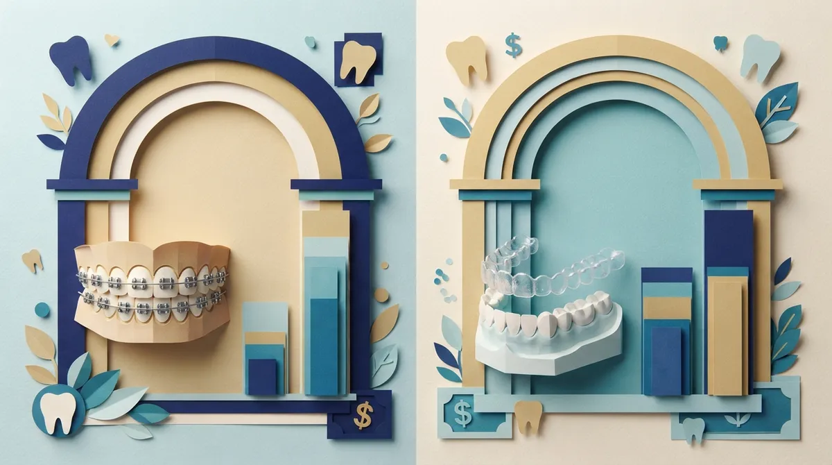 cost of braces versus invisalign