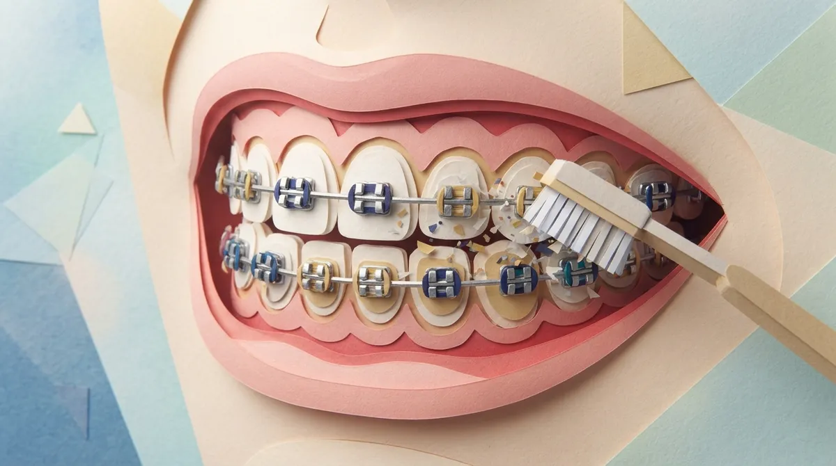 how do i brush my teeth with braces