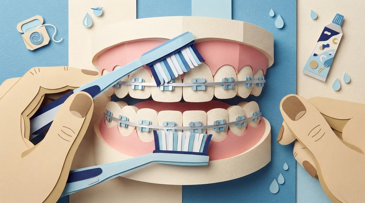 how do i brush my teeth with braces