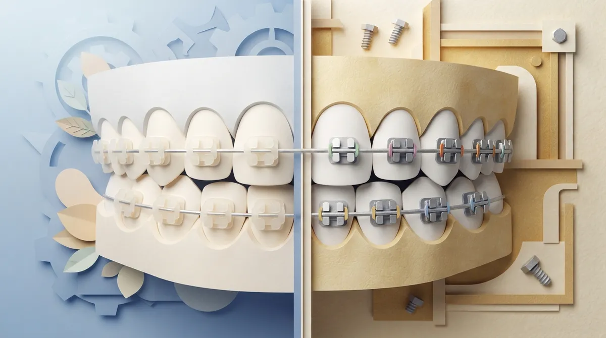 ceramic vs metal braces