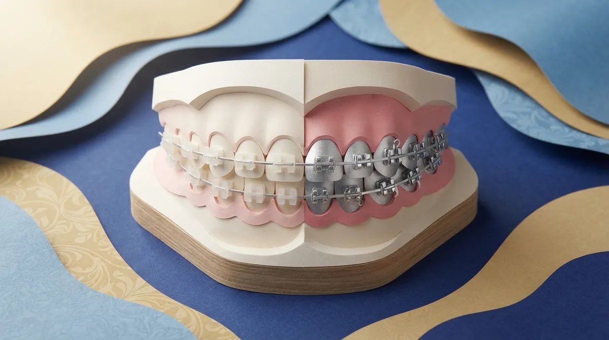 ceramic vs metal braces