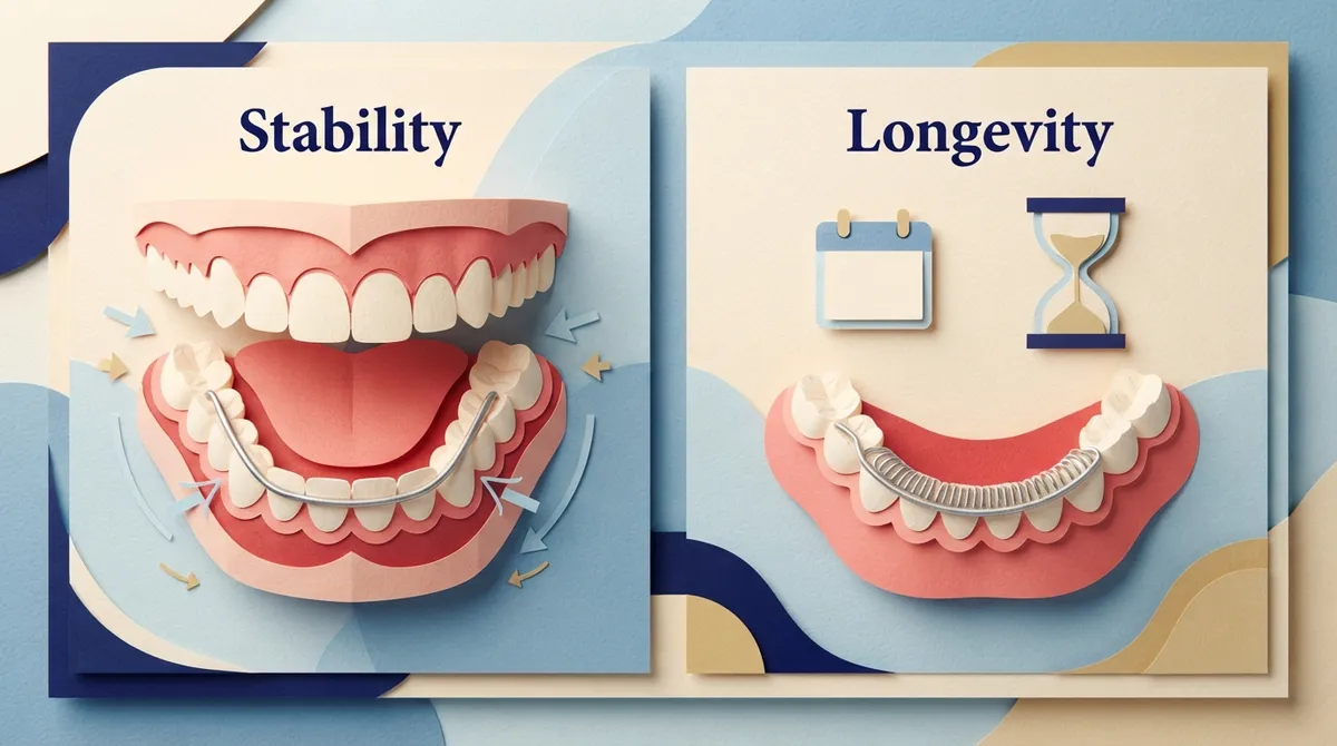 permanent bottom retainer