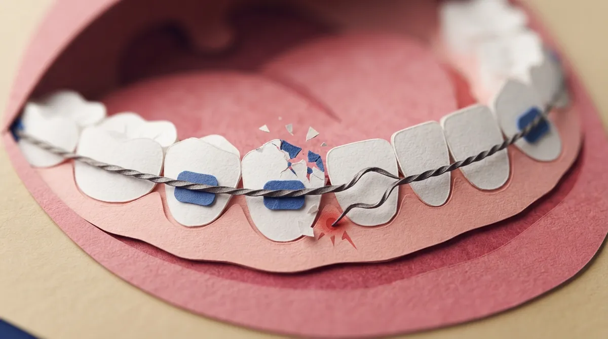 broken permanent retainer