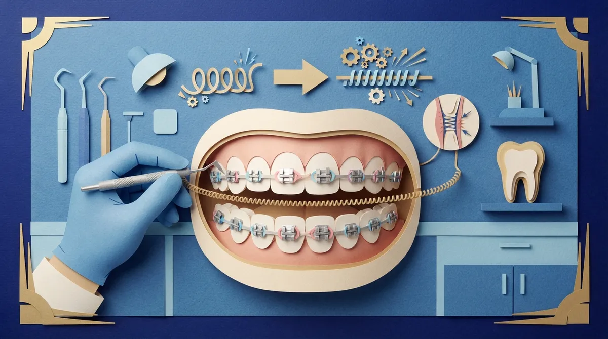 braces tightening process