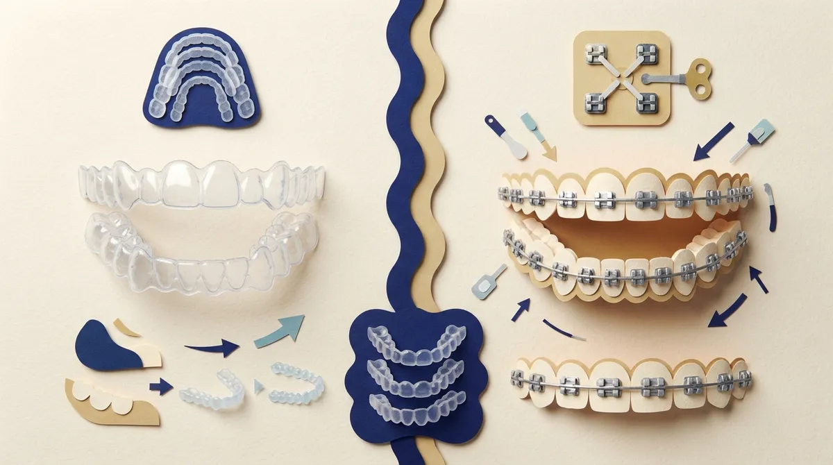 clear aligner vs braces
