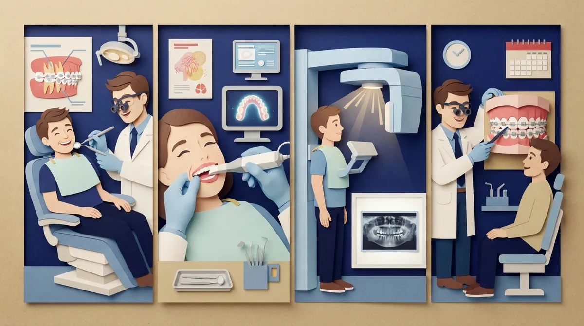 what happens during an orthodontic exam