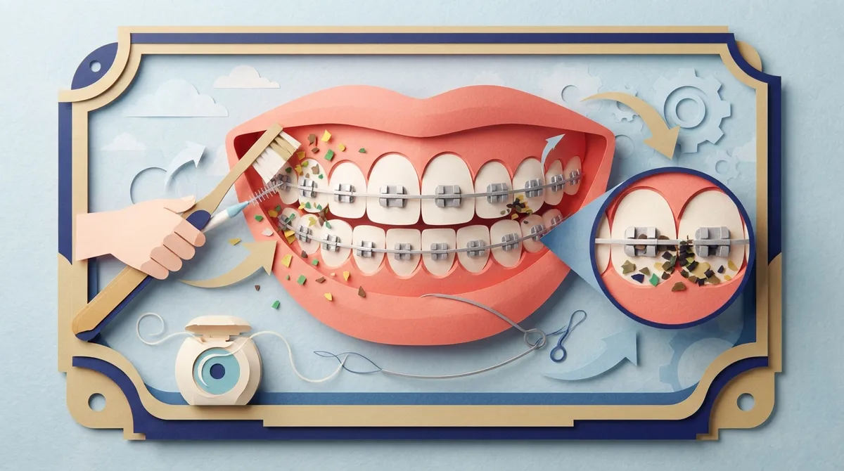 how to properly clean your teeth with braces