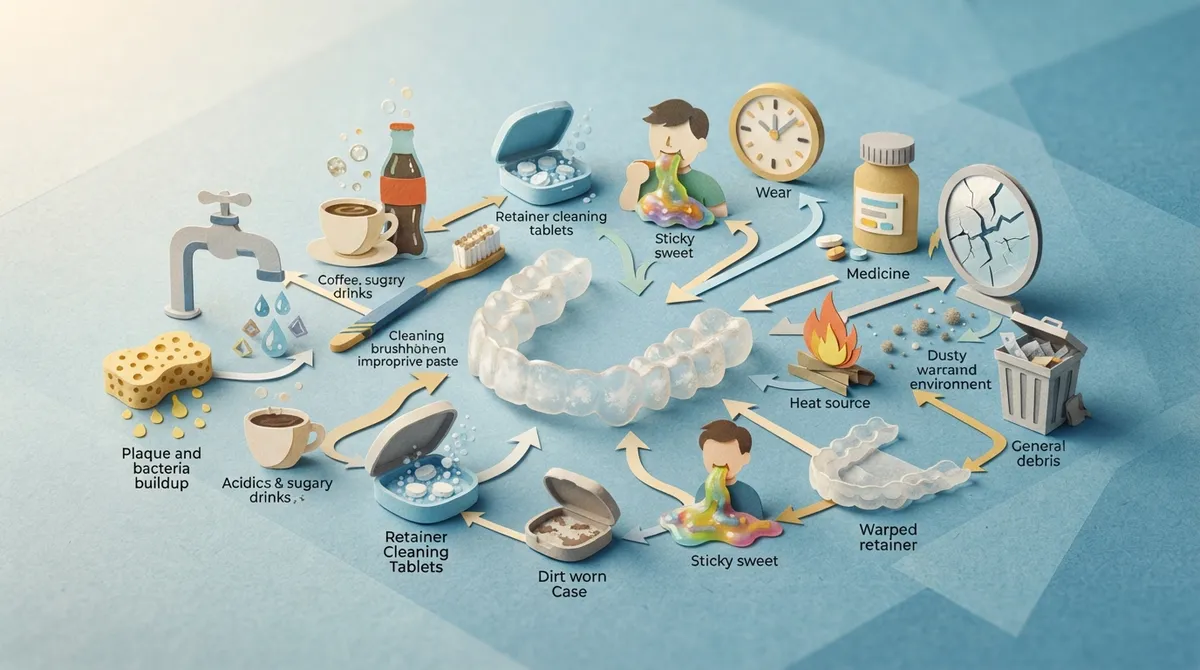 why clear retainers can become cloudy