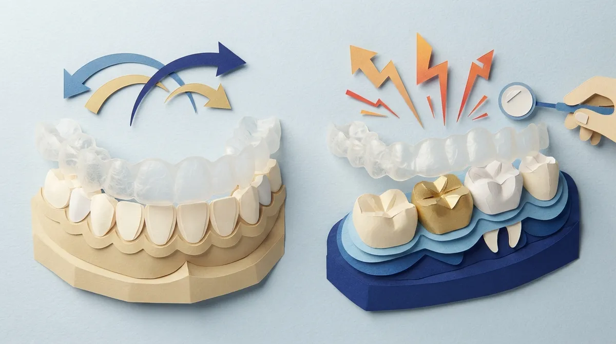 can you use clear aligners with dental restorations