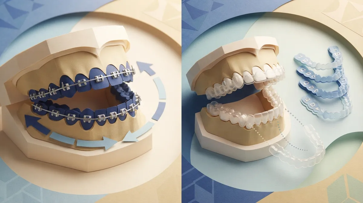braces or aligners for crowded teeth