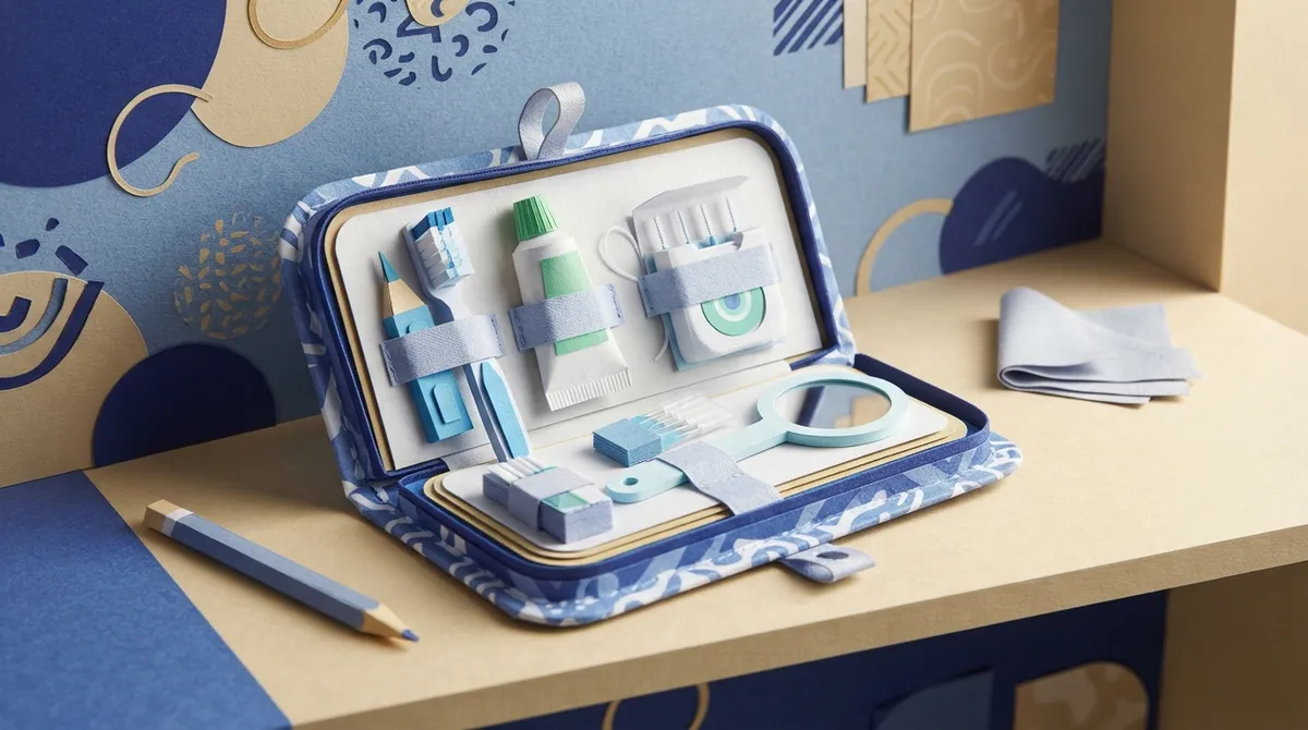 oral hygiene routine for braces at school
