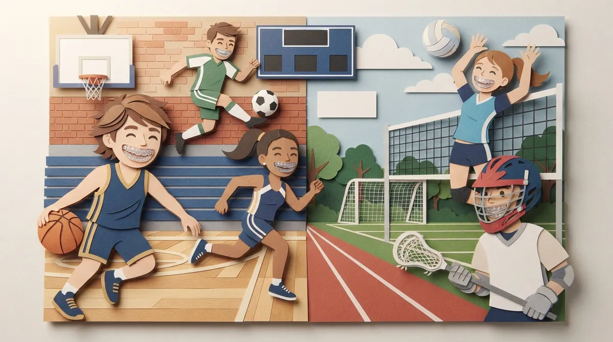 clear aligners and school sports questions