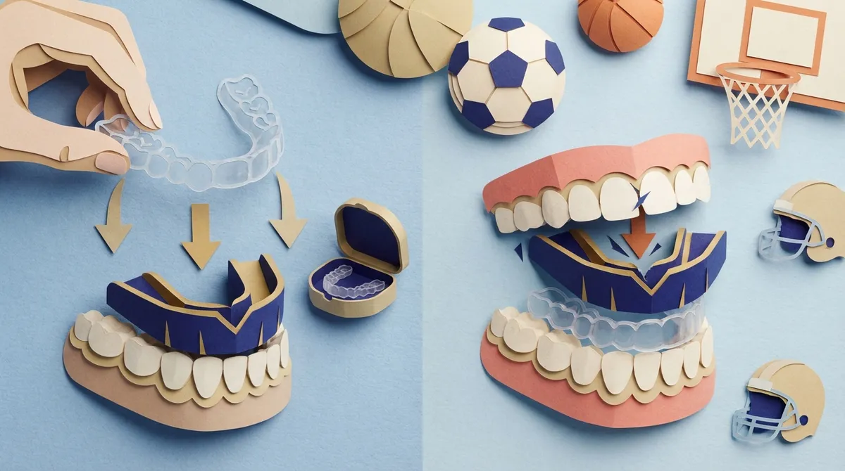 clear aligners and school sports questions