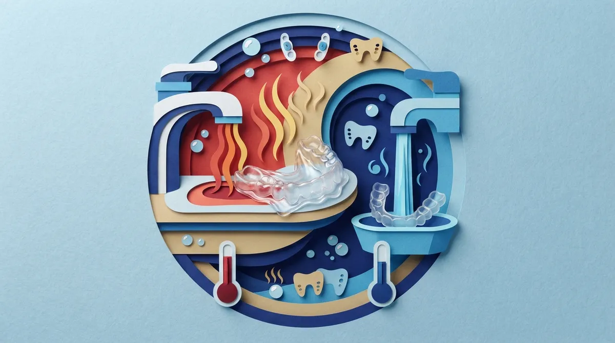 why hot water can warp retainers