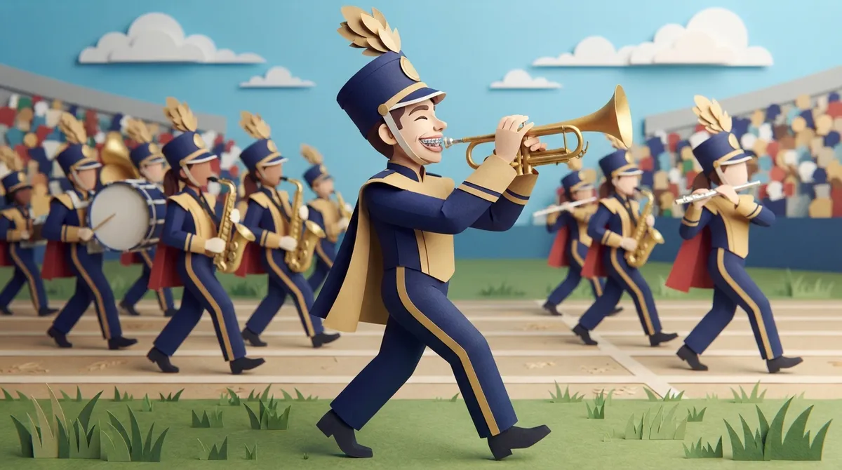 orthodontic treatment and marching band