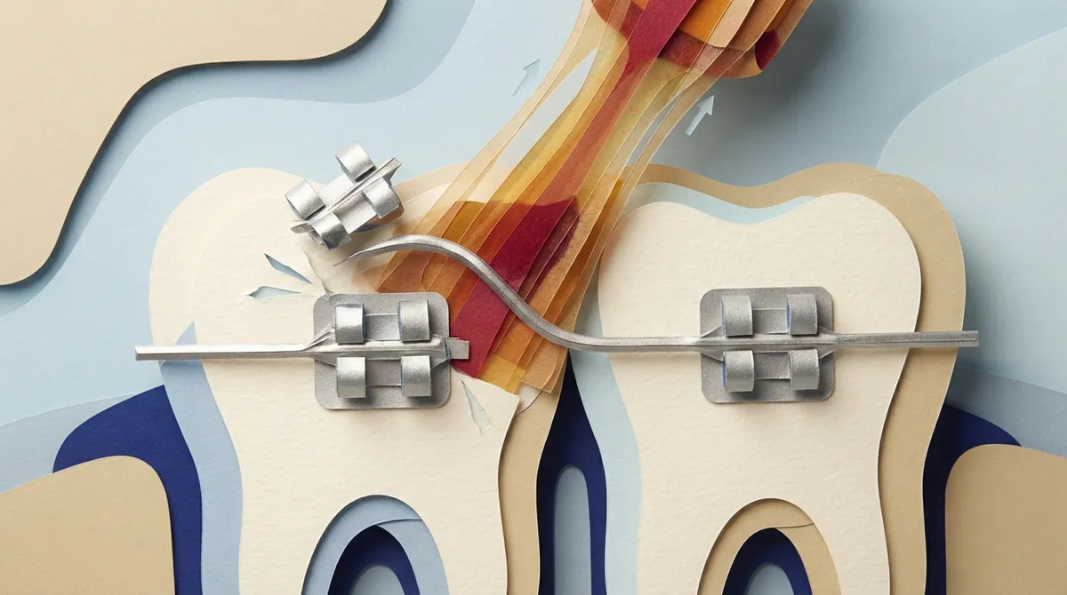 why sticky candy can damage braces