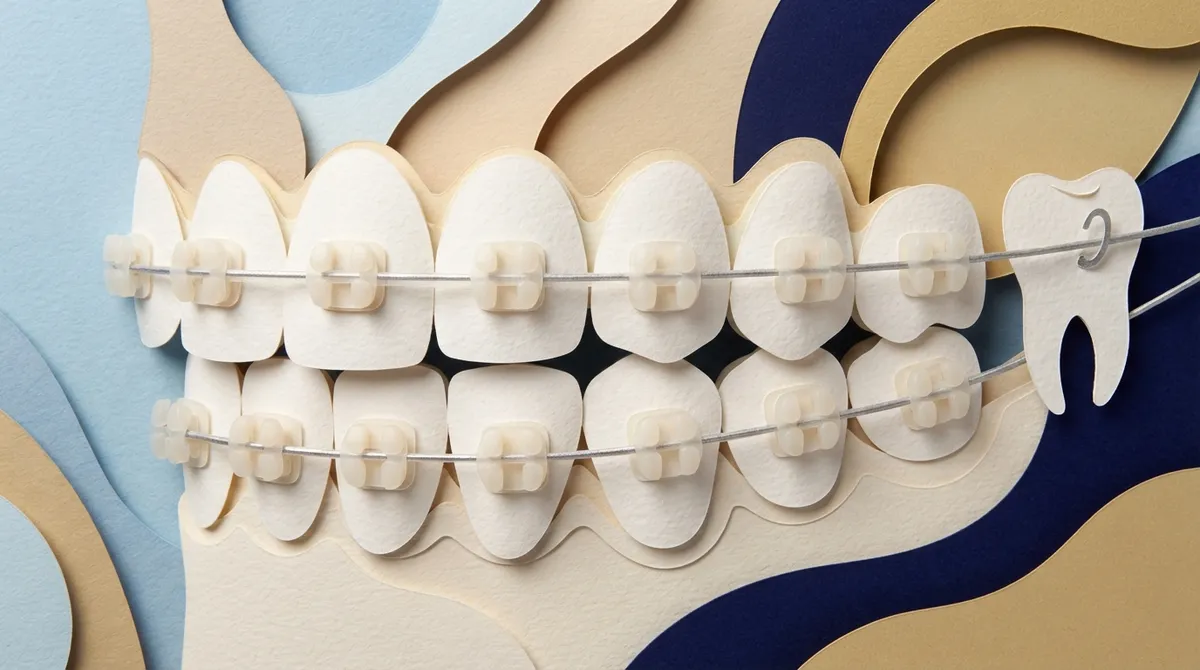 are ceramic braces noticeable