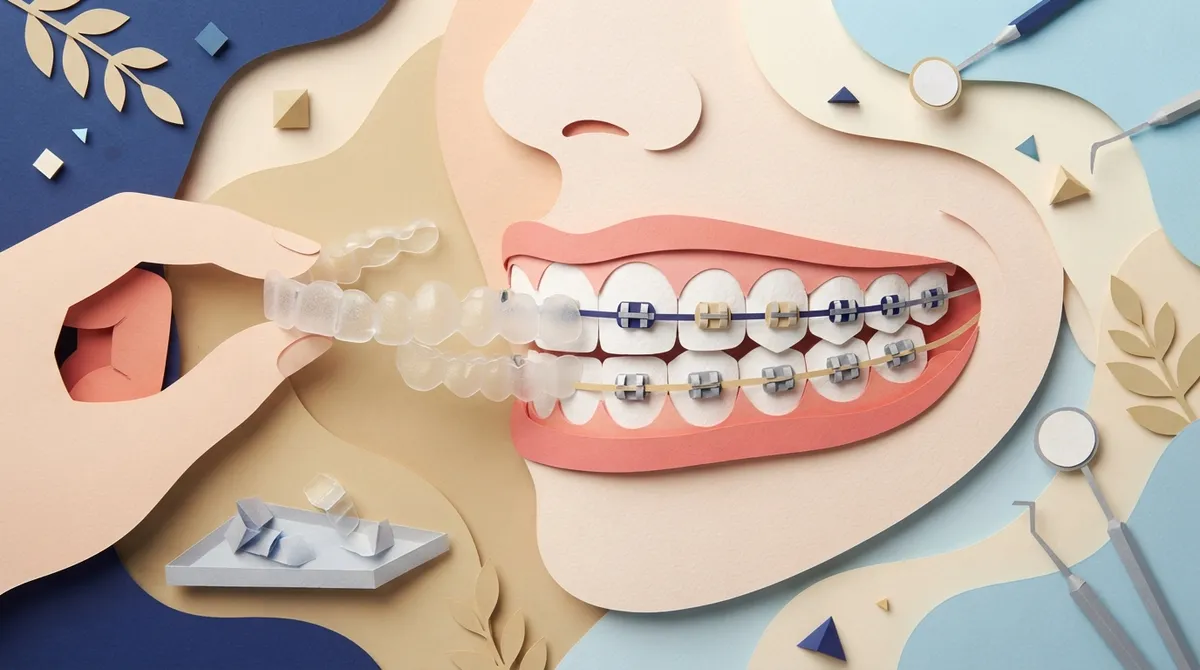 can a teen change from aligners to braces
