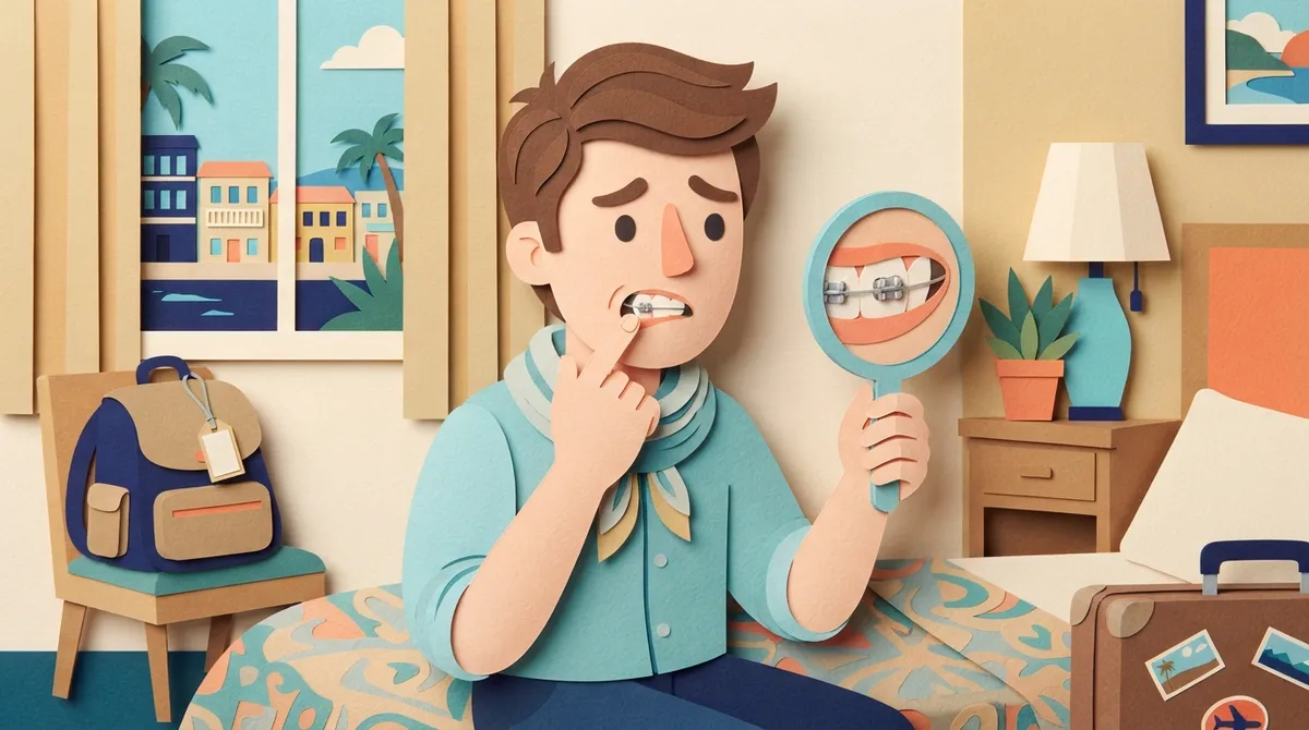 what to do if braces break on vacation