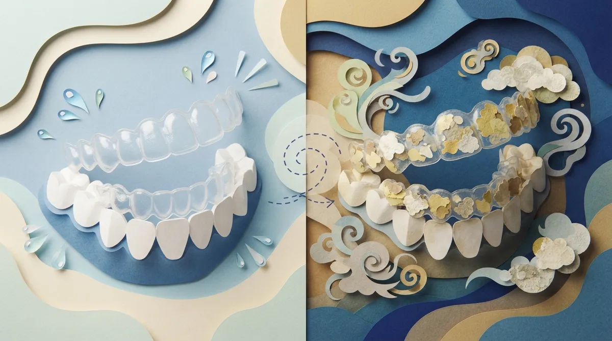 how to clean clear aligners