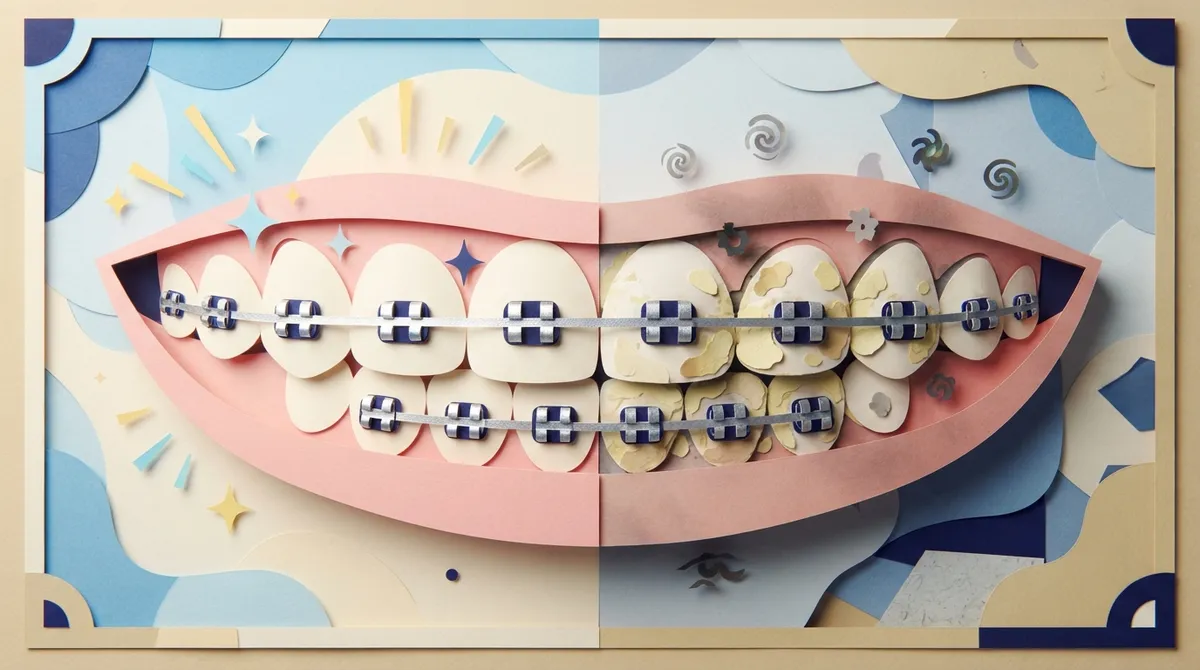 how to clean braces brackets