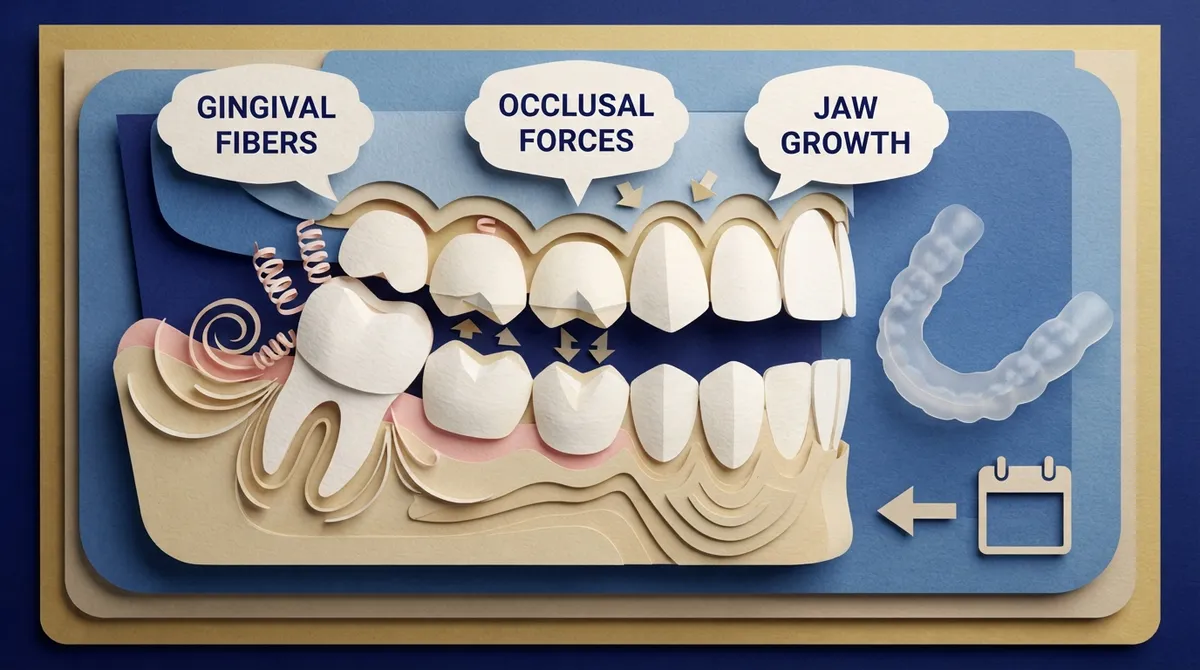 why teeth may shift after orthodontic treatment