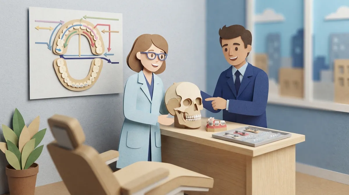 orthodontist appointment stages